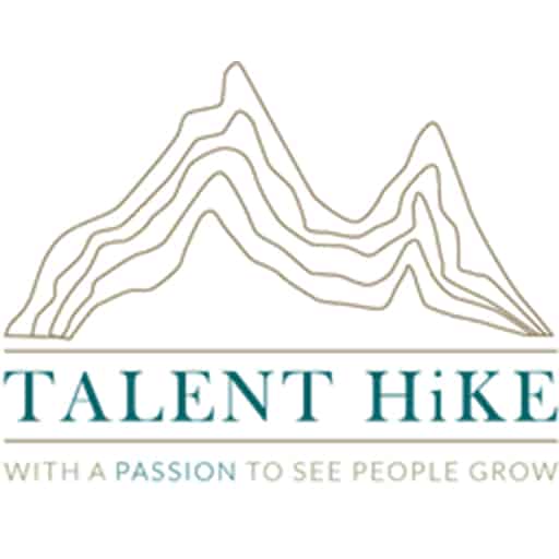 Logo Talent Hike met slogan 'With a passion to see people grow'